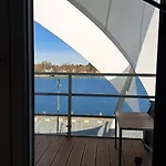 Apartmenthaus Hafenspitze Ap 23 Windsegler, Blickrichtung Binnenhafen Nordoffenes - B64029 * Eckernförde