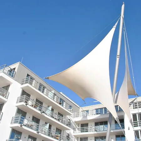 Apartmenthaus Hafenspitze Ap 23 Windsegler, Blickrichtung Binnenhafen Nordoffenes - B64029 Apartment *